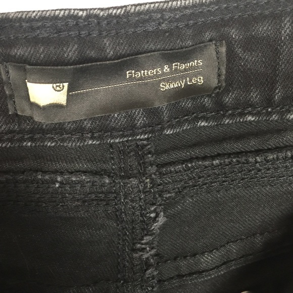 LEVIS FLATTER AND FLAUNT SKINNY BLACK WOMENS JEANS - Picture 3 of 8